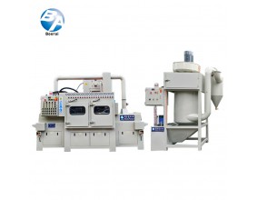 提升輸送式自動噴砂機（帶濕式集塵機） 